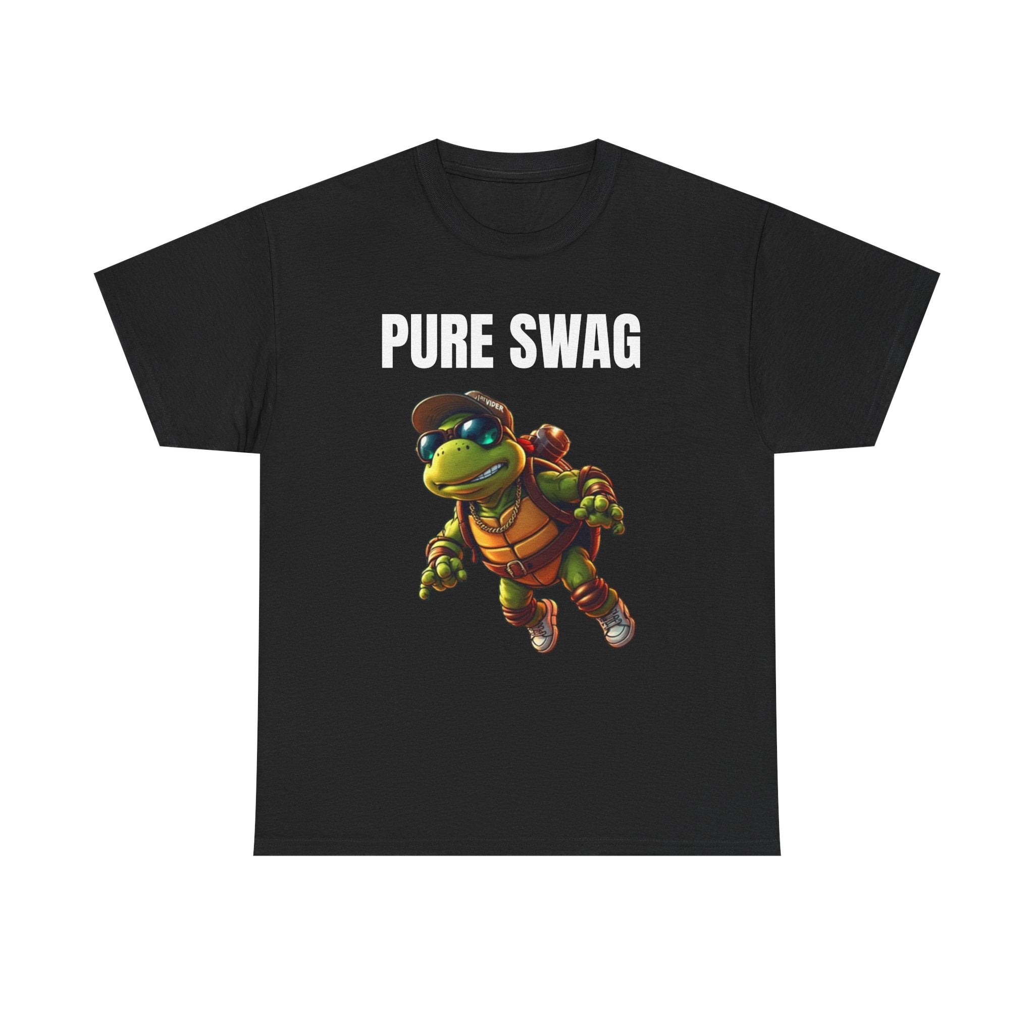 Pure Swag Unisex Heavy Cotton Tee, Cool Graphic Shirt, Retro 90s Style Tee, Casual Wear, Gift for Him/Her