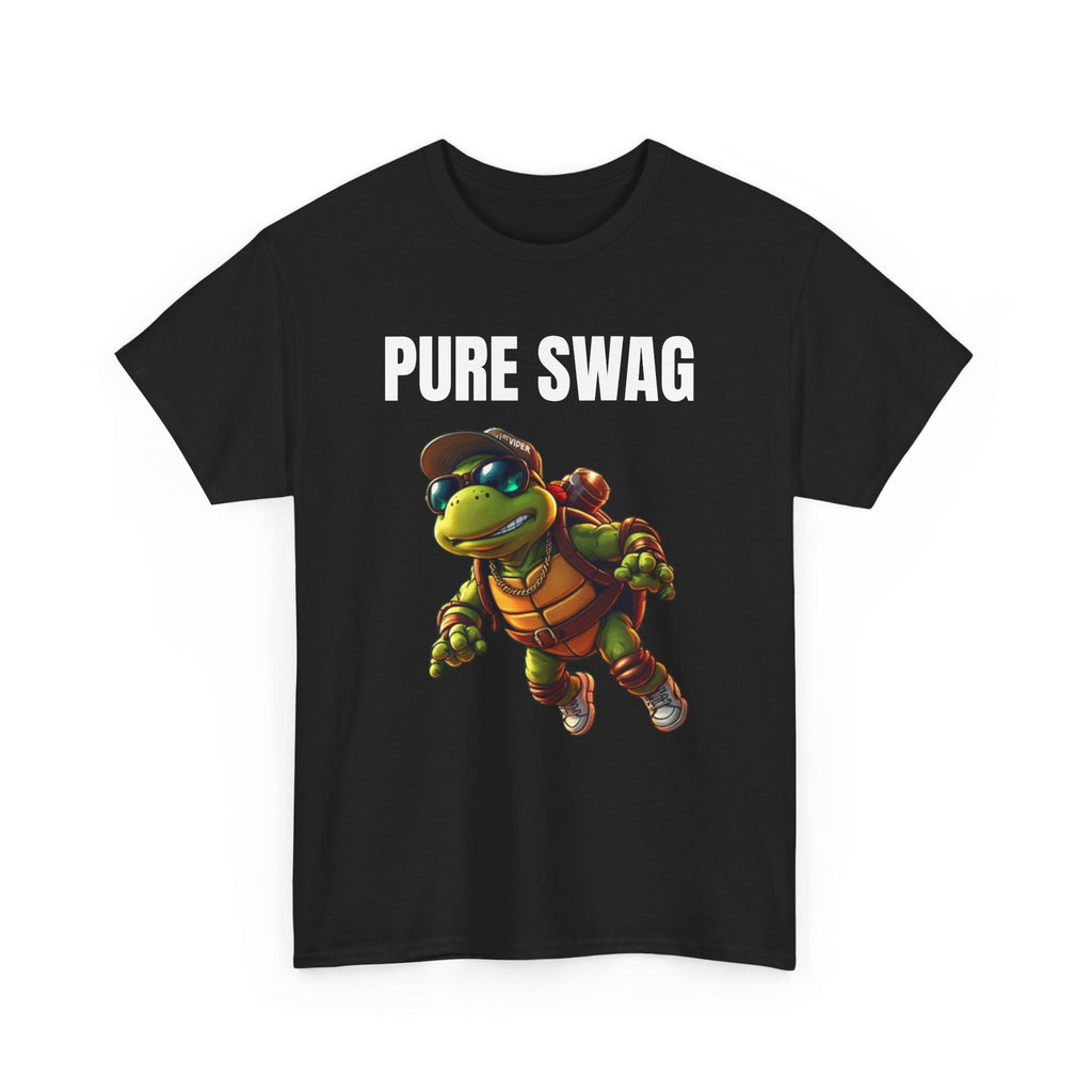 Pure Swag Unisex Heavy Cotton Tee, Cool Graphic Shirt, Retro 90s Style Tee, Casual Wear, Gift for Him/Her